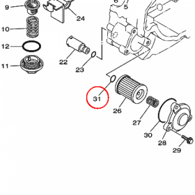 YAMAHA - uszczelniacz nr: 932101301600