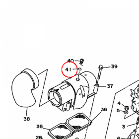 YAMAHA - uszczelniacz nr: 9321013M6300