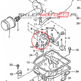 YAMAHA - uszczelniacz nr: 932101463700