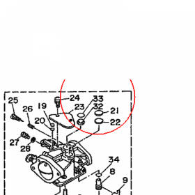 YAMAHA - uszczelniacz nr: 9321015M5200