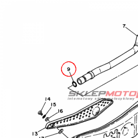 YAMAHA - uszczelniacz nr: 932101629000