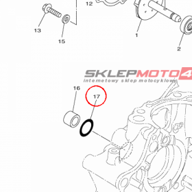 YAMAHA - uszczelniacz nr: 932101671600 > 932101677200