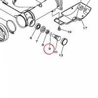 YAMAHA - uszczelniacz nr: 932101771800