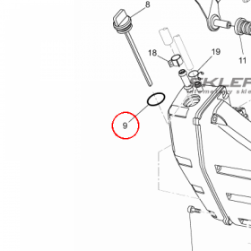 YAMAHA - uszczelniacz nr: 9321018X0000