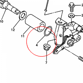 YAMAHA - uszczelniacz nr: 93210191A100