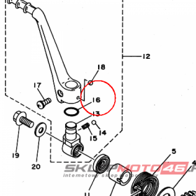 YAMAHA - uszczelniacz nr: 932101921600