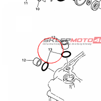 YAMAHA - uszczelniacz nr: 932101975800