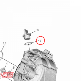 YAMAHA - uszczelniacz nr: 93210198J000