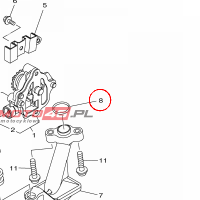 YAMAHA - uszczelniacz nr: 93210207A000
