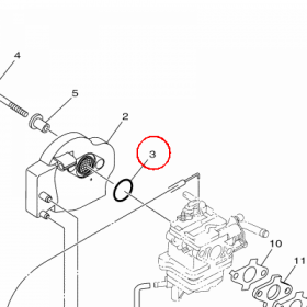 YAMAHA - uszczelniacz nr: 932102080100