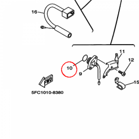 YAMAHA - uszczelniacz nr: 932102127600 > 932102100100