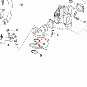 YAMAHA - uszczelniacz nr: 932102280300