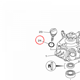 YAMAHA - uszczelniacz nr: 932102480000