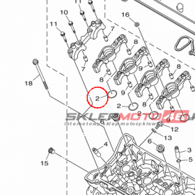YAMAHA - uszczelniacz nr: 932102665800