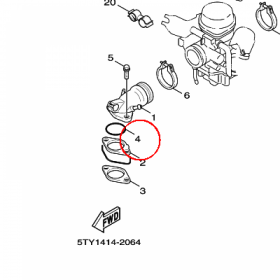 YAMAHA - uszczelniacz nr: 932102780000