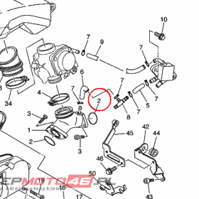 YAMAHA - uszczelniacz nr: 932103061100