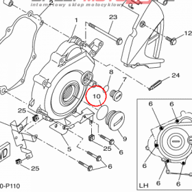 YAMAHA - uszczelniacz nr: 932103281000