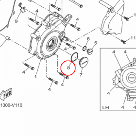 YAMAHA - uszczelniacz nr: 932103281300