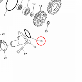 YAMAHA - uszczelniacz nr: 9321033X0000