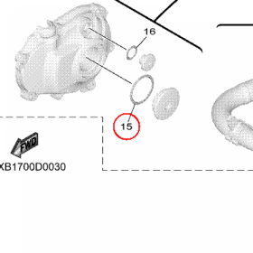 YAMAHA - uszczelniacz nr: 93210357A300 > 932103580400