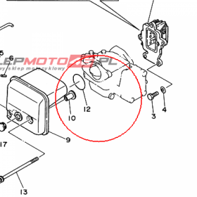 YAMAHA - uszczelniacz nr: 9321035M8600