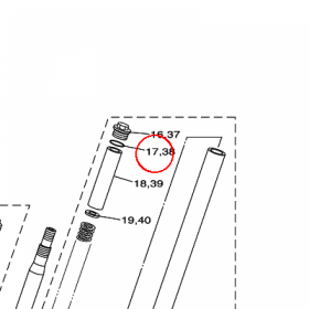 YAMAHA - uszczelniacz nr: 9321035N0200