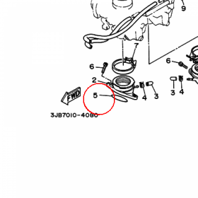 YAMAHA - uszczelniacz nr: 932103654900 > 932103676900