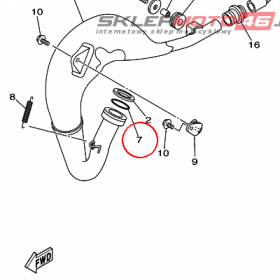 YAMAHA - uszczelniacz nr: 93210371A900