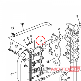 YAMAHA - uszczelniacz nr: 9321038MH300