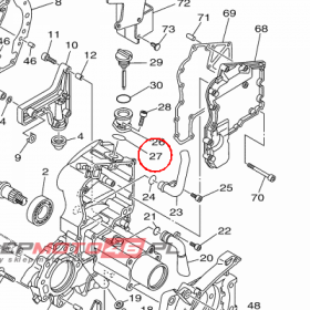 YAMAHA - uszczelniacz nr: 932104035100