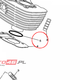 YAMAHA - uszczelniacz nr: 932104515000