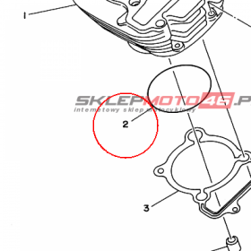 YAMAHA - uszczelniacz nr: 932107252900
