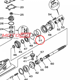 YAMAHA - uszczelniacz nr: 9321074MG500 > 932107477500