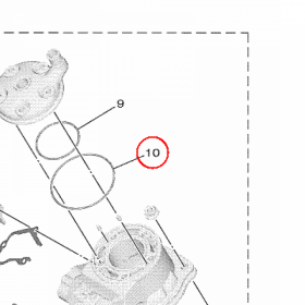 YAMAHA - uszczelniacz nr: 9321076MF800