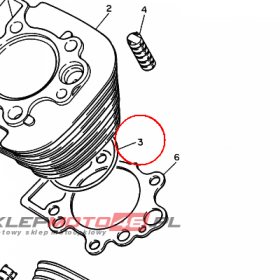 YAMAHA - uszczelniacz nr: 932108141100
