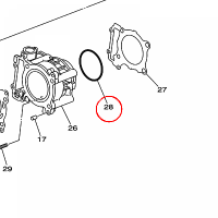 YAMAHA - uszczelniacz nr: 932108650900