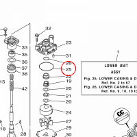 YAMAHA - uszczelniacz nr: 9321086M3800