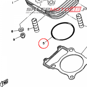 YAMAHA - uszczelniacz nr: 932108944700