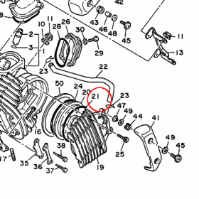 YAMAHA - uszczelniacz nr: 932108956800