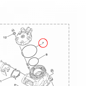 YAMAHA - uszczelniacz nr: 932109078500