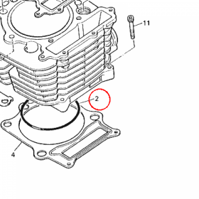 YAMAHA - uszczelniacz nr: 932109752400