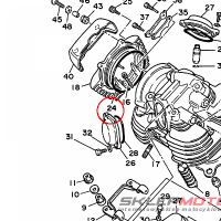YAMAHA - OSZCZELNIACZ nr: 932110061200