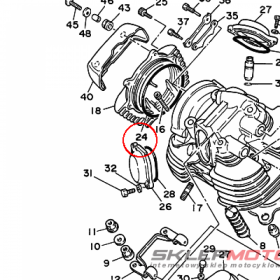YAMAHA - OSZCZELNIACZ nr: 932110061200