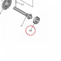 YAMAHA - BRG,R-B 0060 22MM 10G KY nr: 933006080100