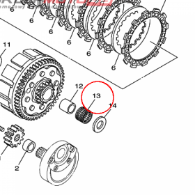 YAMAHA - lozysko nr: 933102253900
