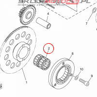 YAMAHA - lozysko nr: 93310530C700
