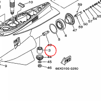 YAMAHA - LOZYSKO nr: 933118328000