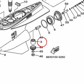 YAMAHA - LOZYSKO nr: 933118328000