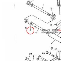 YAMAHA - BEARING (4X7) nr: 933203240300