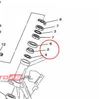 YAMAHA - lozysko nr: 933999993100